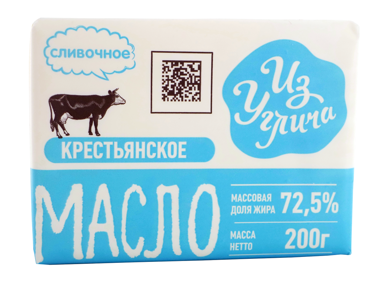 Масло сливочное крестьянское 72,5% 